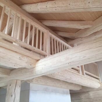 Treppengeländer Holzhaus